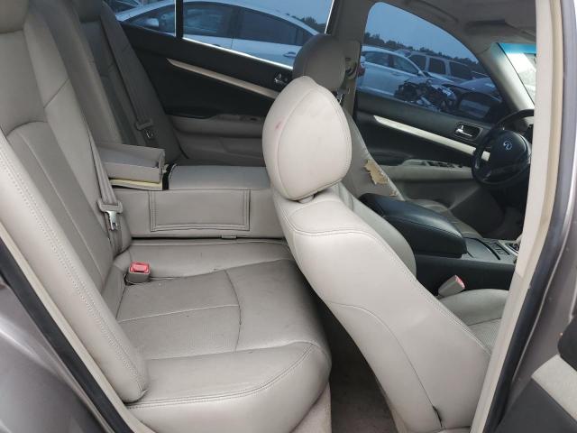 JNKBV61F68M267646 - 2008 INFINITI G35 GRAY photo 10