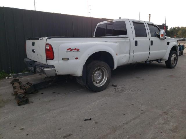 1FTXW43R88EC18281 - 2008 FORD F450 SUPER DUTY WHITE photo 3