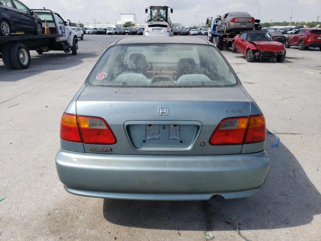 2HGEJ6618YH576742 - 2000 HONDA CIVIC BASE TURQUOISE photo 6