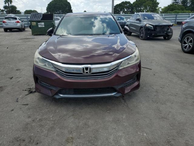 1HGCR2F58HA041615 - 2017 HONDA ACCORD SPORT BURGUNDY photo 5