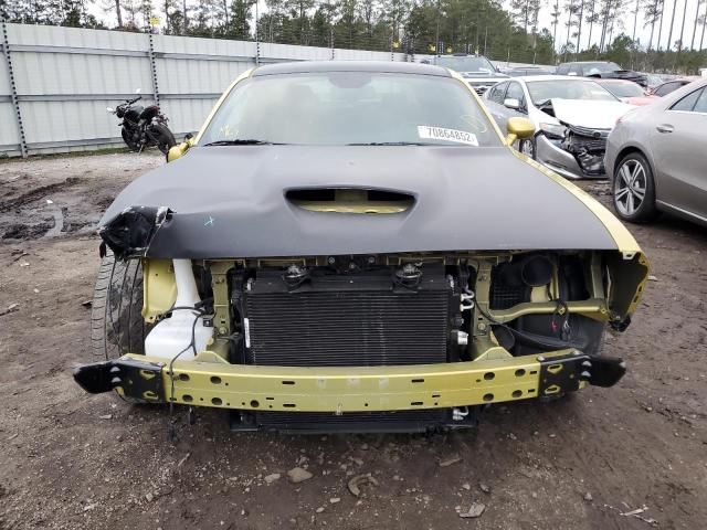 2C3CDZFJXMH635447 - 2021 DODGE CHALLENGER R/T SCAT PACK GREEN photo 5
