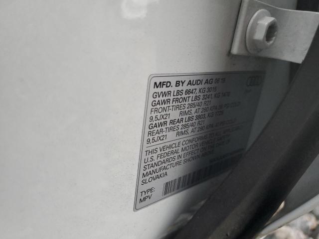 WA1LAAF77KD046094 - 2019 AUDI Q7 PREMIUM PLUS أبيض صورة 12