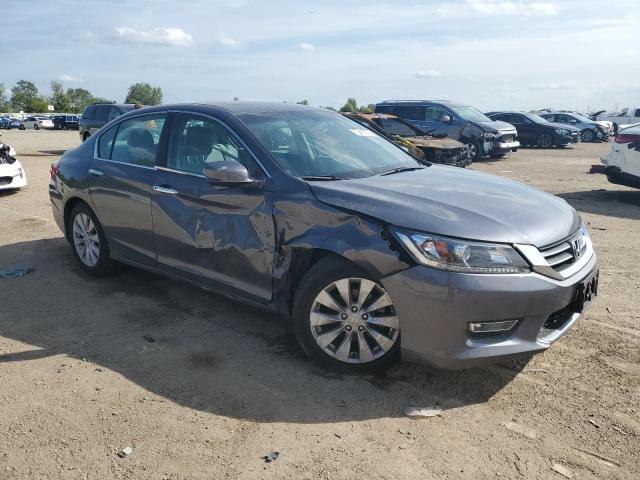 1HGCR2F70DA275890 - 2013 HONDA ACCORD EX ნაცრისფერი ფოტო 4