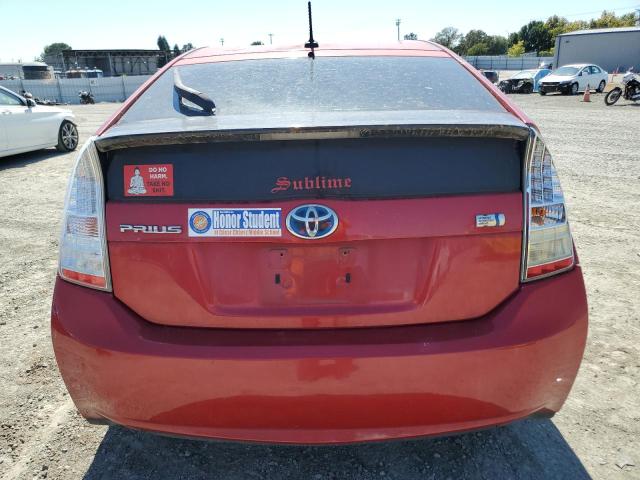 JTDKN3DU1B1474626 - 2011 TOYOTA PRIUS RED photo 6