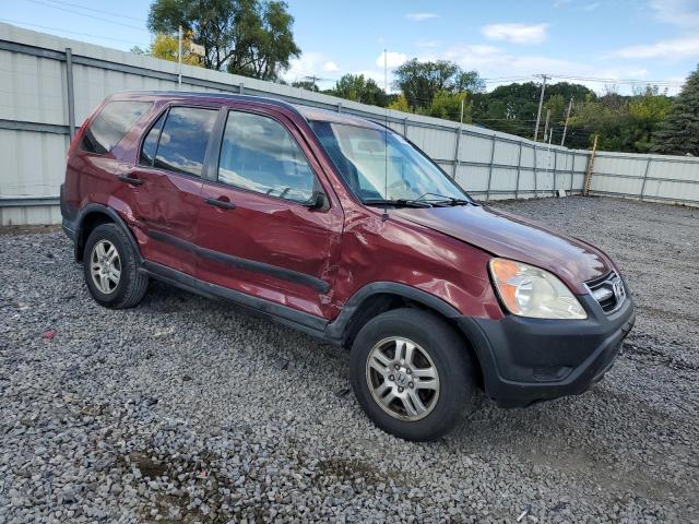 SHSRD78882U006057 - 2002 HONDA CR-V EX BURGUNDY photo 4