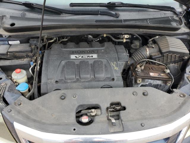 5FNRL3H95AB072804 - 2010 HONDA ODYSSEY TOURING BLUE photo 12