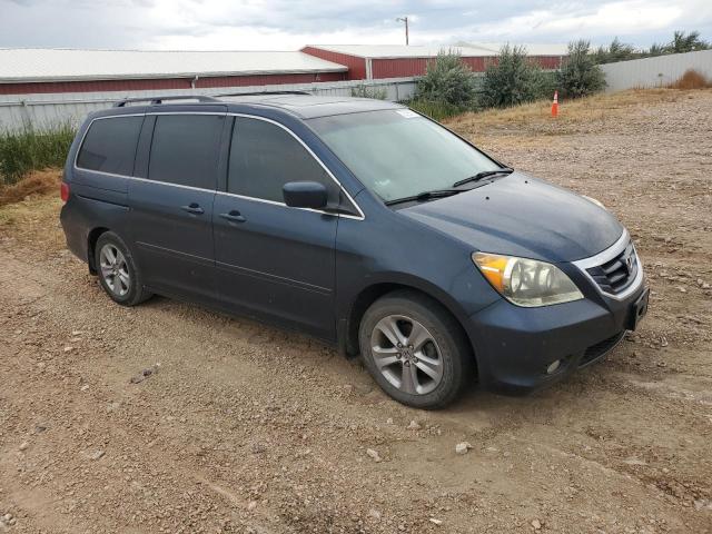 5FNRL3H95AB072804 - 2010 HONDA ODYSSEY TOURING BLUE photo 4