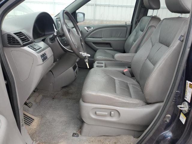 5FNRL3H95AB072804 - 2010 HONDA ODYSSEY TOURING BLUE photo 7