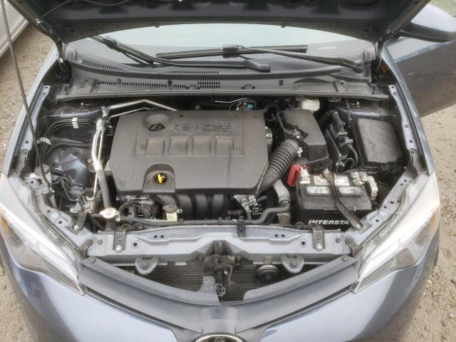 2T1BPRHE4KC206455 - 2019 TOYOTA COROLLA LE GRAY photo 11