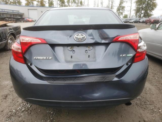 2T1BPRHE4KC206455 - 2019 TOYOTA COROLLA LE GRAY photo 6