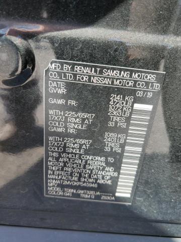 KNMAT2MV0KP545946 - 2019 NISSAN ROGUE S 黑色 照片 14