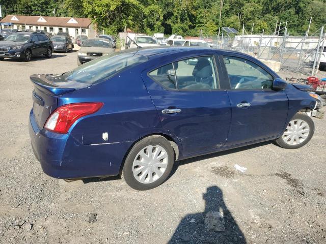 3N1CN7AP8JL824645 - 2018 NISSAN VERSA S BLUE photo 3