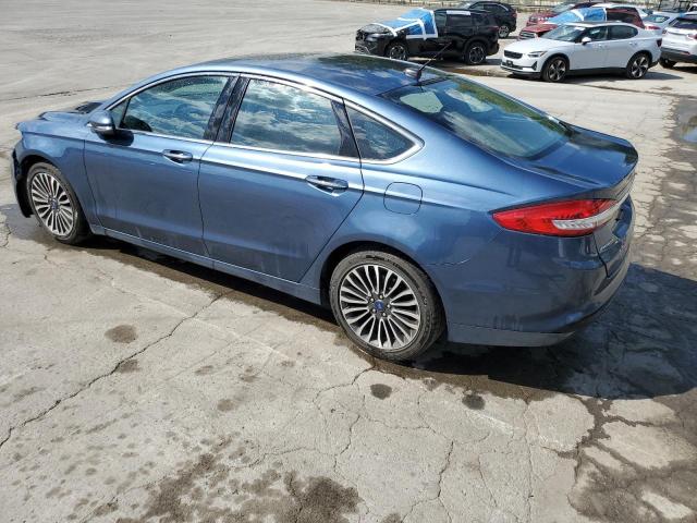 3FA6P0HD9JR272650 - 2018 FORD FUSION SE Көк фото 2