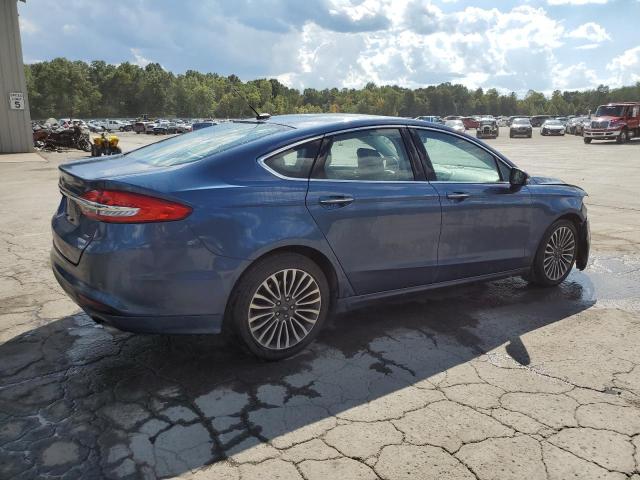 3FA6P0HD9JR272650 - 2018 FORD FUSION SE Көк фото 3