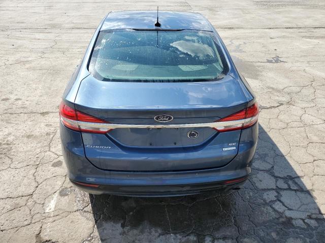 3FA6P0HD9JR272650 - 2018 FORD FUSION SE Көк фото 6