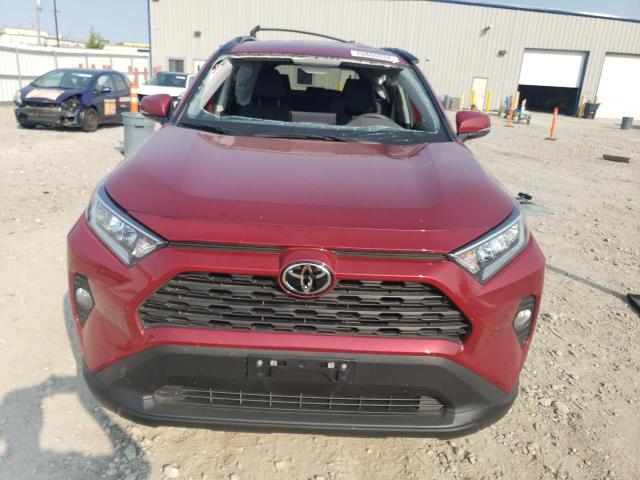 2T3P1RFV9MW242130 - 2021 TOYOTA RAV4 XLE RED photo 5