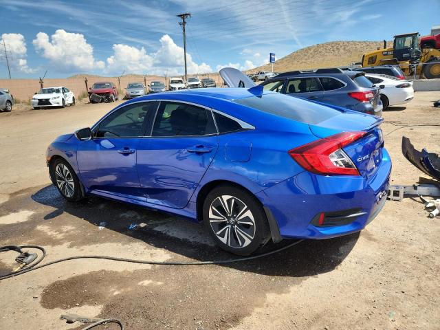 JHMFC1F39JX035345 - 2018 HONDA CIVIC EX BLUE photo 2