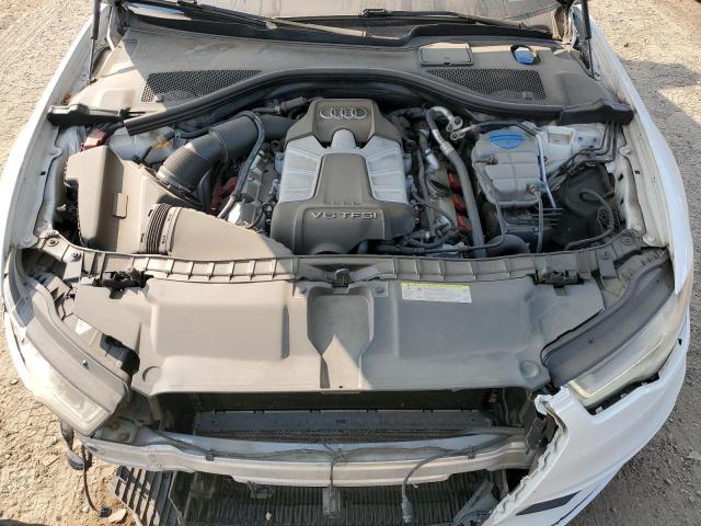 WAUJGAFC6CN153817 - 2012 AUDI A6 PRESTIGE თეთრი ფოტო 11