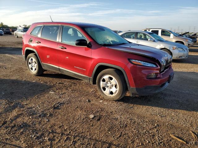 1C4PJLAB1HD232351 - 2017 JEEP CHEROKEE SPORT RED photo 4