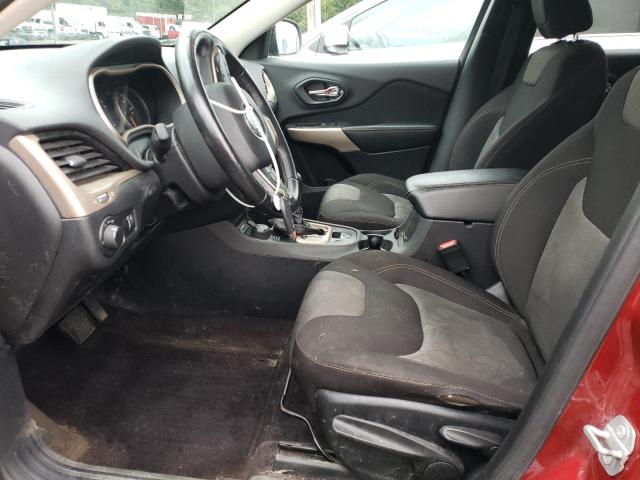 1C4PJMAB4HW664703 - 2017 JEEP CHEROKEE SPORT RED photo 7