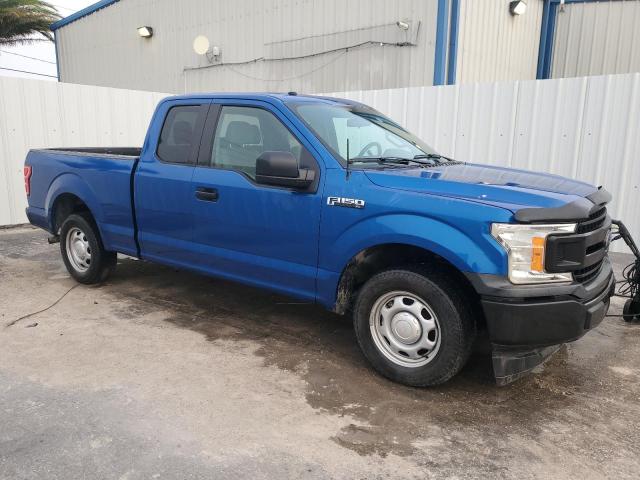 1FTEX1CP9JKF06187 - 2018 FORD F150 SUPER CAB BLUE photo 4