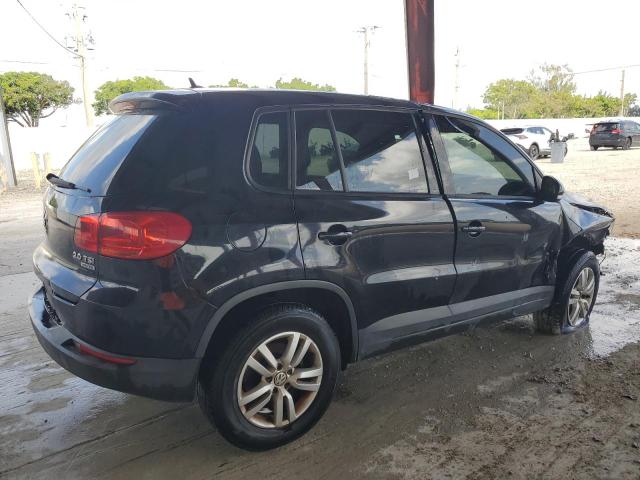 WVGBV7AX0DW538596 - 2013 VOLKSWAGEN TIGUAN S BLACK photo 3