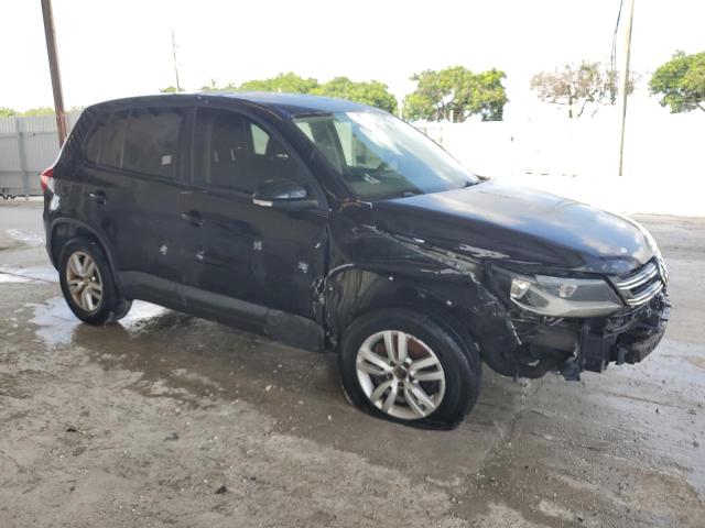 WVGBV7AX0DW538596 - 2013 VOLKSWAGEN TIGUAN S BLACK photo 4
