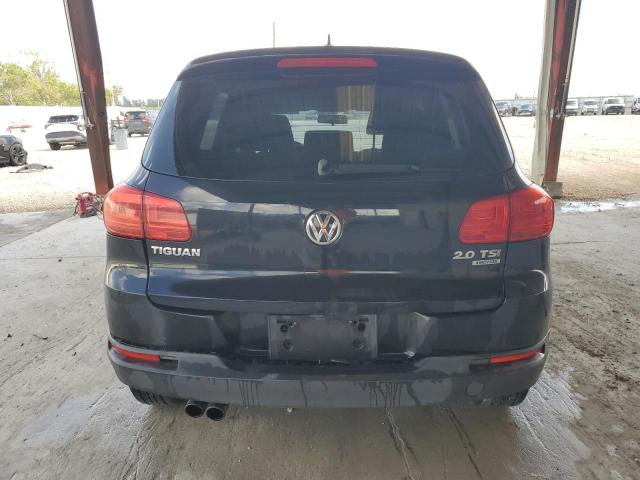 WVGBV7AX0DW538596 - 2013 VOLKSWAGEN TIGUAN S BLACK photo 6