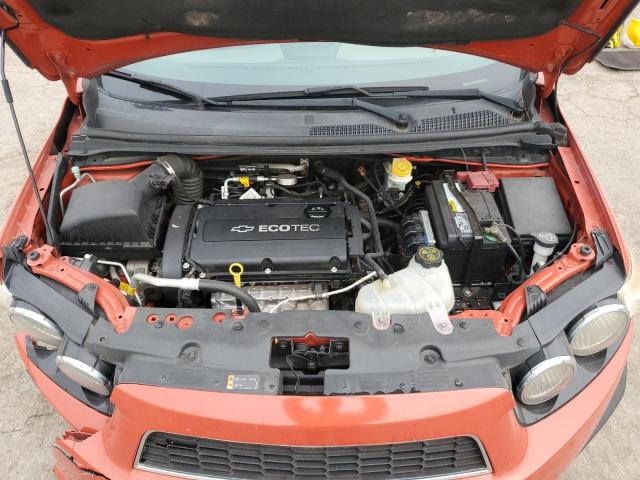 1G1JA5SH8D4158921 - 2013 CHEVROLET SONIC LS ORANGE photo 11