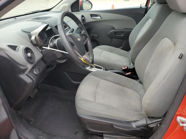 1G1JA5SH8D4158921 - 2013 CHEVROLET SONIC LS ORANGE photo 7