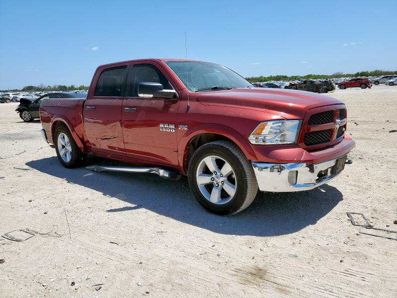 1C6RR6LT7FS639874 - 2015 RAM 1500 SLT MAROON photo 4