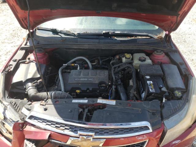 1G1PF5SC5C7196636 - 2012 CHEVROLET CRUZE LT RED photo 11