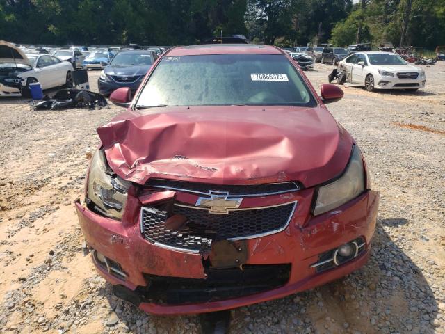 1G1PF5SC5C7196636 - 2012 CHEVROLET CRUZE LT RED photo 5