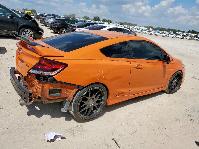 2HGFG4A50FH701165 - 2015 HONDA CIVIC SI ORANGE photo 3