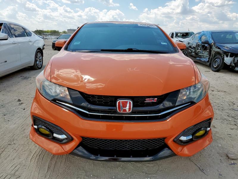 2HGFG4A50FH701165 - 2015 HONDA CIVIC SI ORANGE photo 5
