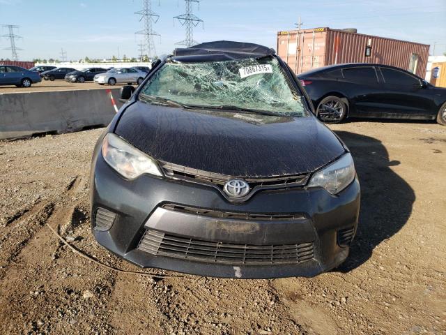 2T1BURHE8FC448504 - 2015 TOYOTA COROLLA L BLACK photo 5