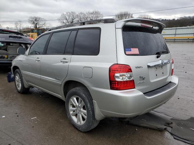 JTEHW21A470041824 - 2007 TOYOTA HIGHLANDER HYBRID SILVER photo 2