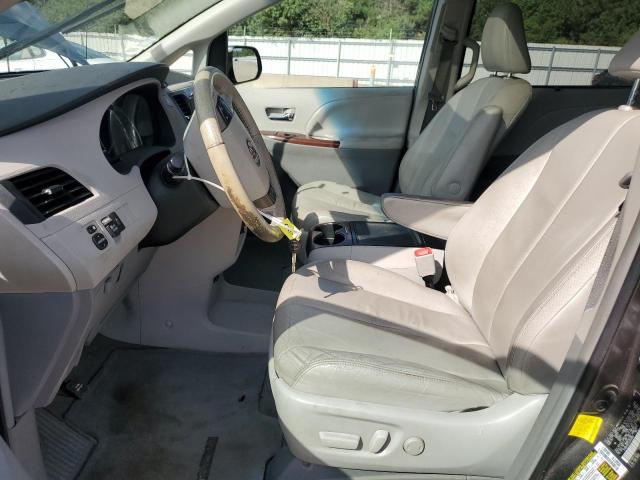 5TDDK3DC5CS040805 - 2012 TOYOTA SIENNA XLE GRAY photo 7