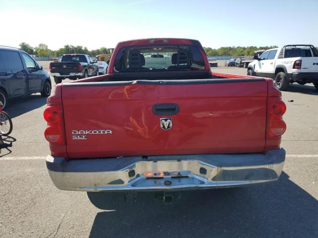 1D7HW42K95S139665 - 2005 DODGE DAKOTA SLT RED photo 6