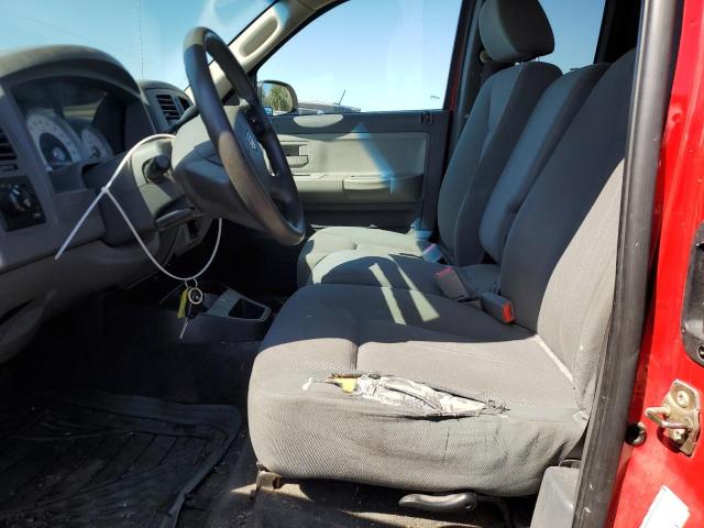 1D7HW42K95S139665 - 2005 DODGE DAKOTA SLT RED photo 7
