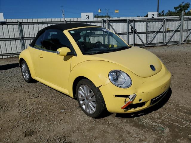 3VWRG31Y08M406536 - 2008 VOLKSWAGEN NEW BEETLE CONVERTIBLE SE YELLOW photo 4