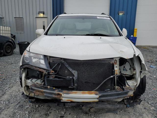 2HNYD2H64BH001009 - 2011 ACURA MDX TECHNOLOGY WHITE photo 5