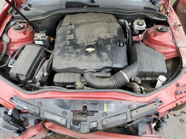 2G1FA1E32E9188669 - 2014 CHEVROLET CAMARO LS RED photo 11