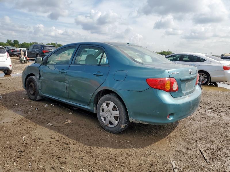 1NXBU40E79Z099451 - 2009 TOYOTA COROLLA BASE Бірюзовий фото 2