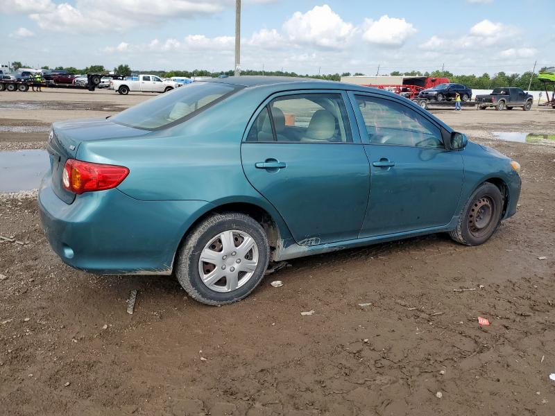 1NXBU40E79Z099451 - 2009 TOYOTA COROLLA BASE Бірюзовий фото 3