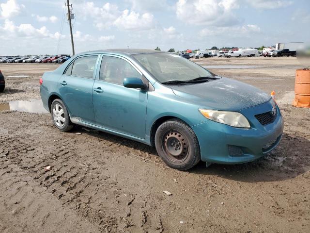 1NXBU40E79Z099451 - 2009 TOYOTA COROLLA BASE Бірюзовий фото 4