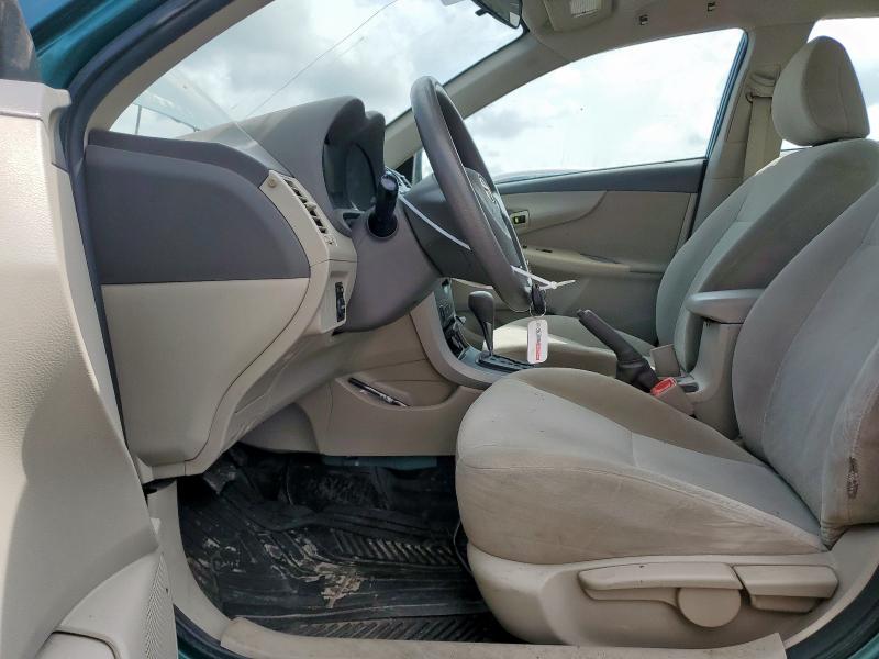 1NXBU40E79Z099451 - 2009 TOYOTA COROLLA BASE Бірюзовий фото 7