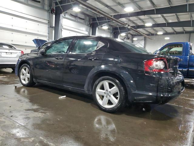 1C3CDZCB1CN129749 - 2012 DODGE AVENGER SXT BLACK photo 2