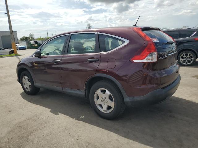 5J6RM3H32CL036507 - 2012 HONDA CR-V LX ბურგუნდია ფოტო 2