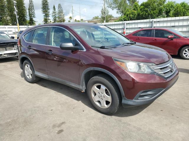 5J6RM3H32CL036507 - 2012 HONDA CR-V LX ბურგუნდია ფოტო 4